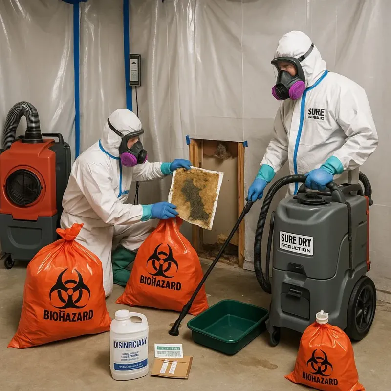 Contaminated Water Handling Protocols process in North Newton, KS