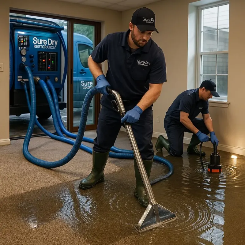 Water Extraction and Removal process in North Newton, KS